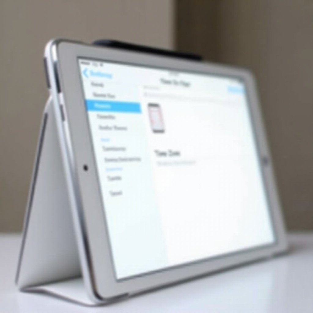 changer le fuseau horaire sur l'ipad