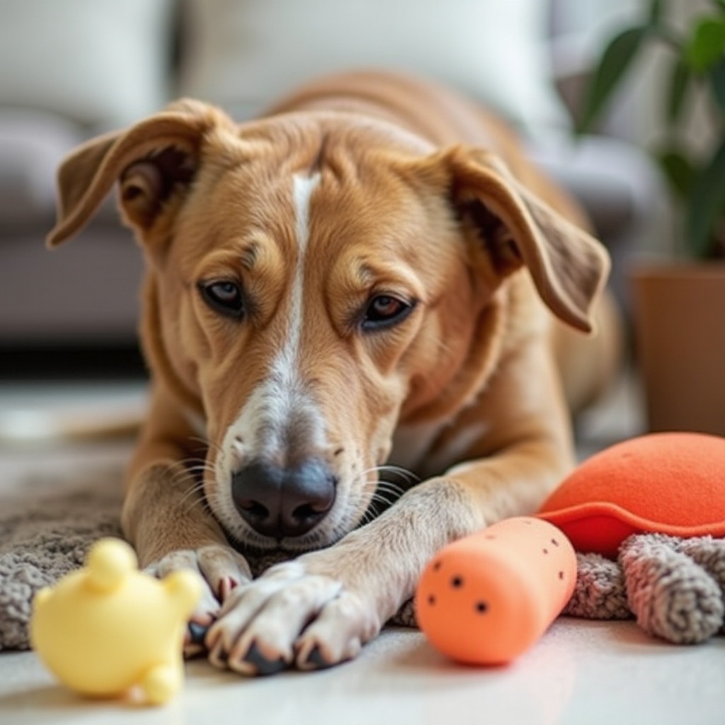 Spielzeug für trauernde Hunde