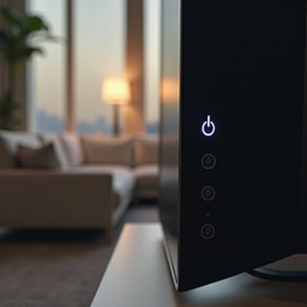 a TV LG não fica desligada