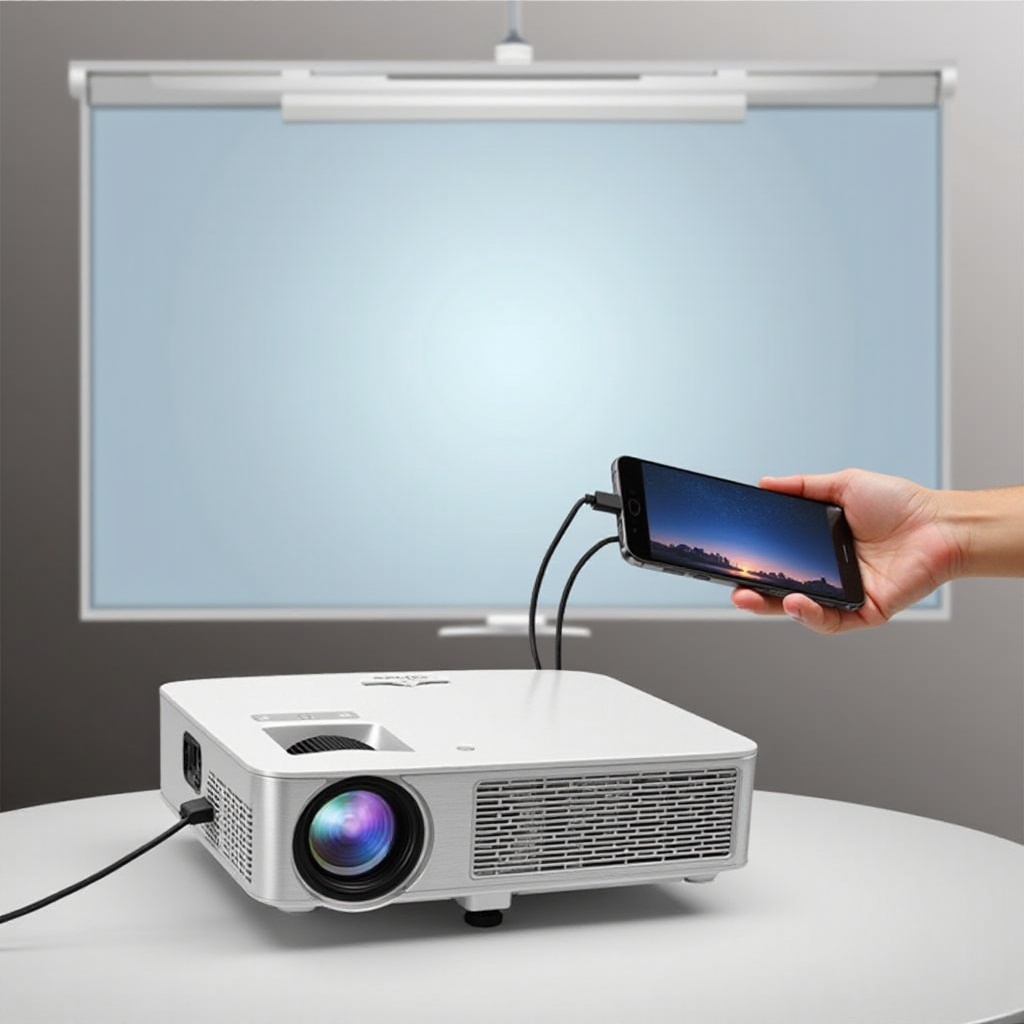 comment connecter un smartphone à un projecteur