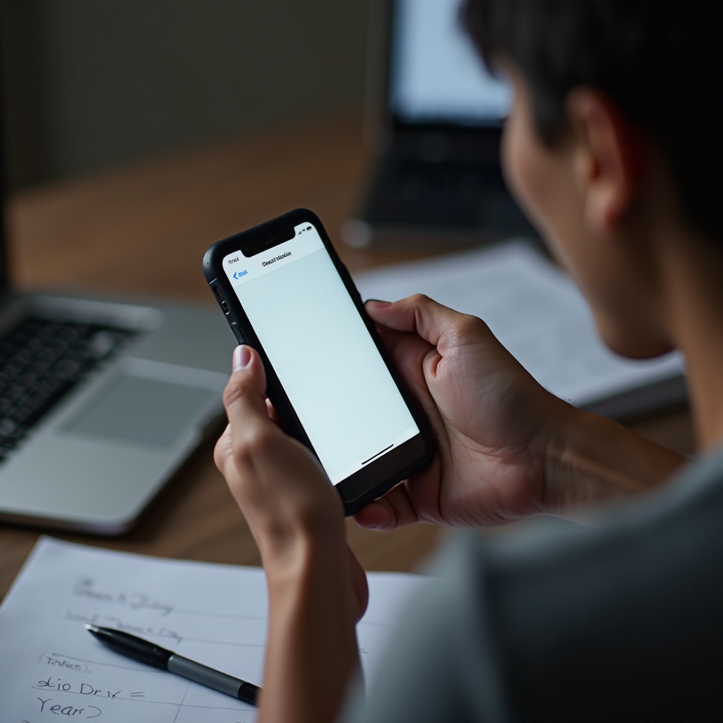 notas compartilhadas no iPhone não estão funcionando