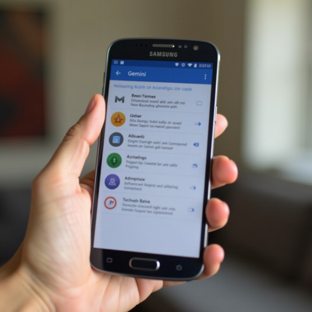 hoe verwijder ik gemini op mijn samsung android-telefoon