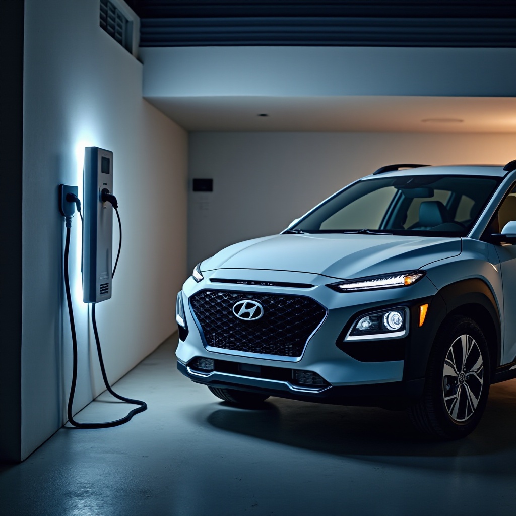Hyundai Kona sähkön latausaika kotona