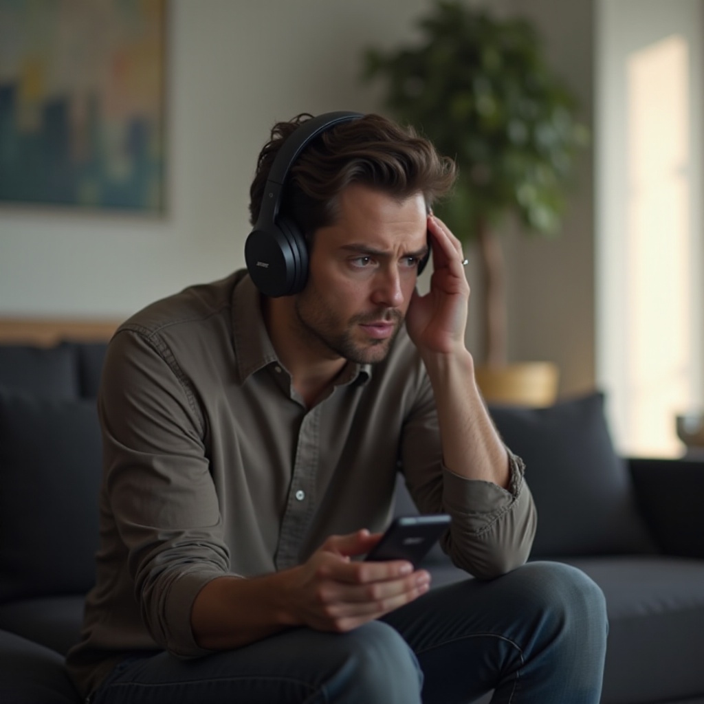 Bose-Kopfhörer Geräuschunterdrückung funktioniert nicht