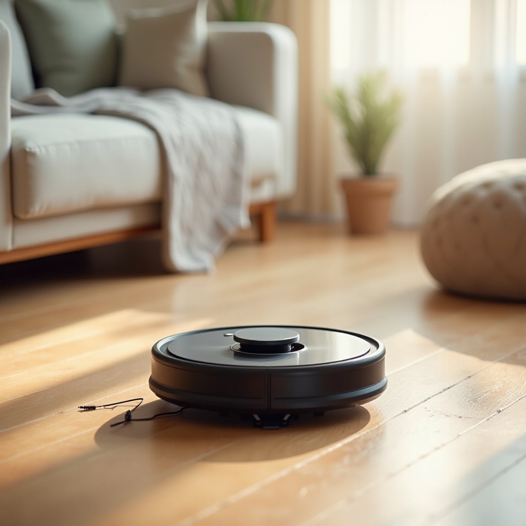 bater robô aspirador