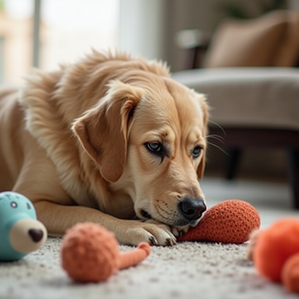 brinquedos para cães enlutados