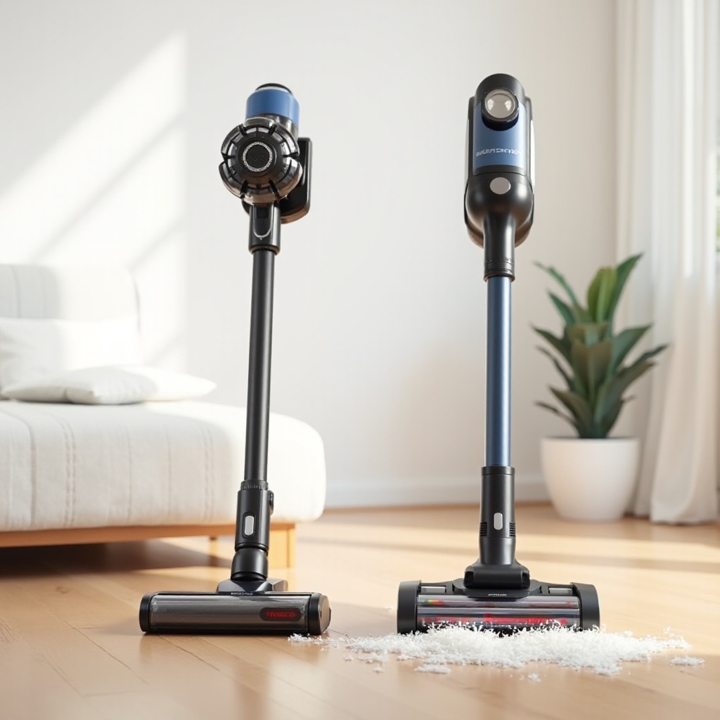confronto di aspirapolvere senza fili tineco